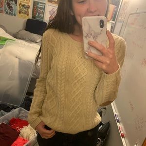 Monteau Cable-knit Sweater